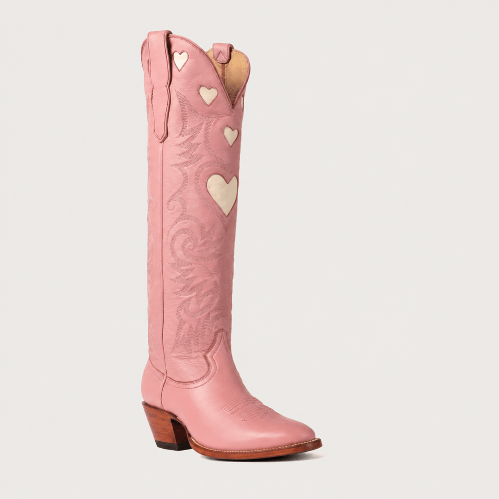 The Heart Boot Pink and Bone - CITY Boots