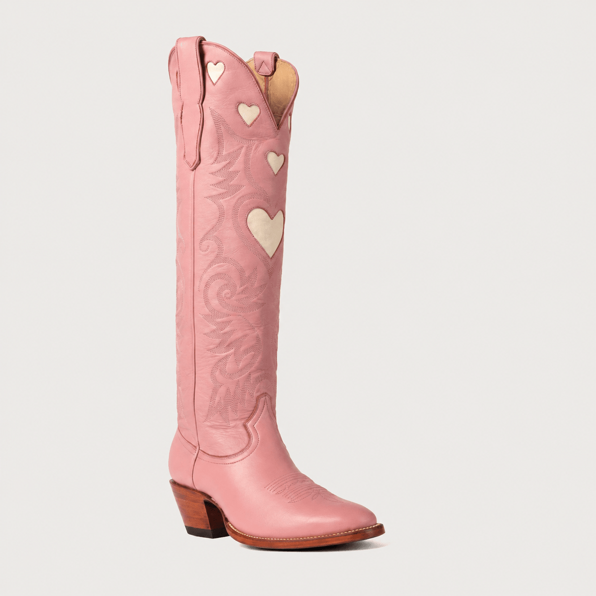 The Heart Boot Pink and Bone - CITY Boots