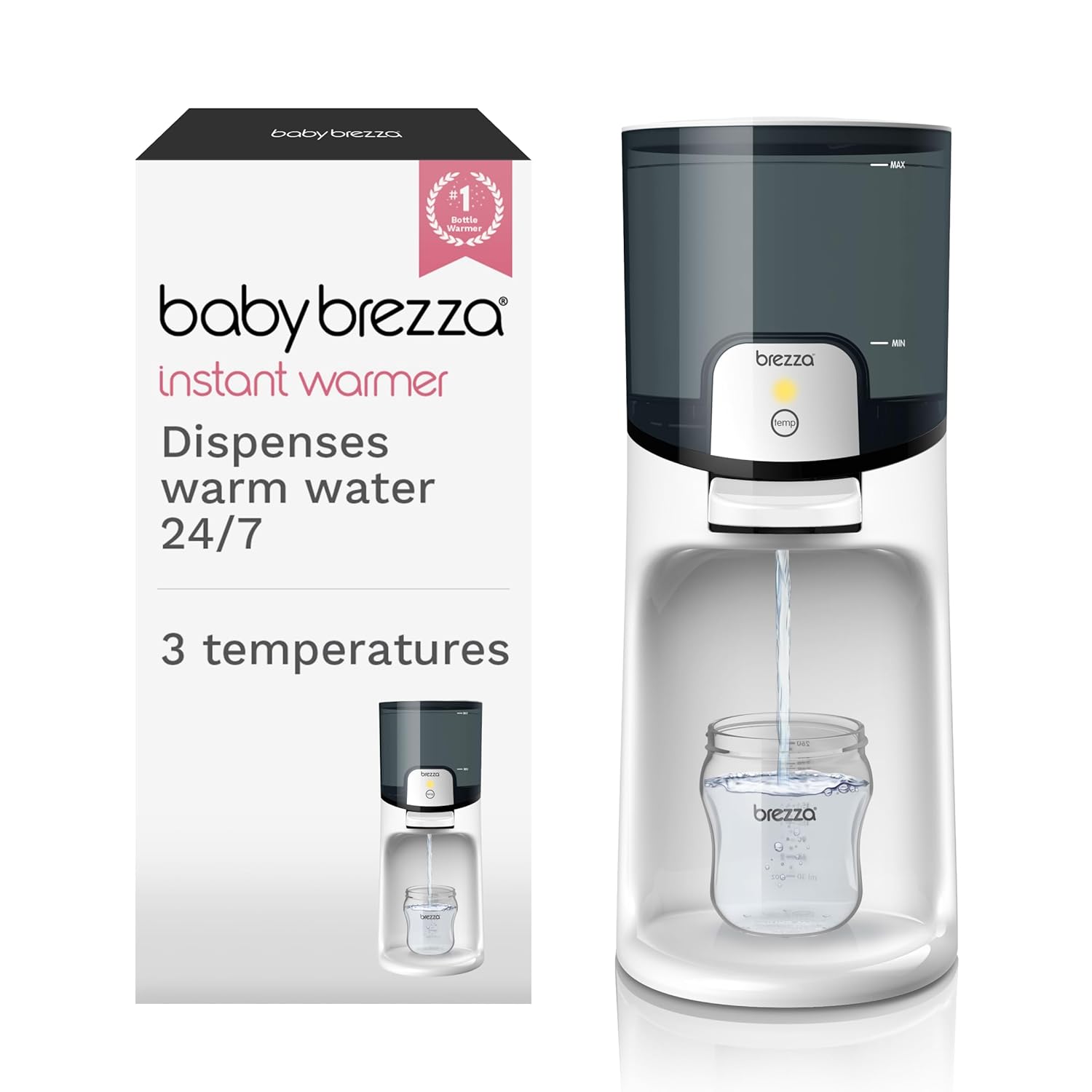 Baby Brezza Instant Baby Bottle Warmer - White
