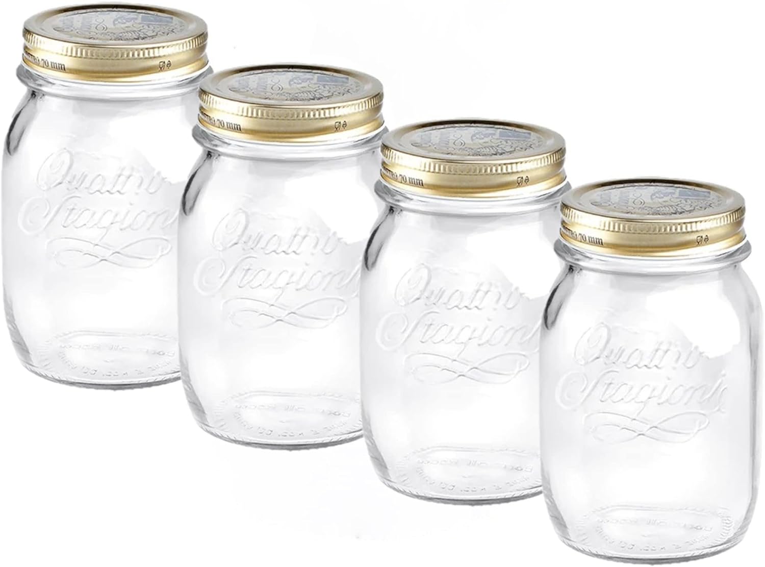 17oz Mason Jars, Set of 4
