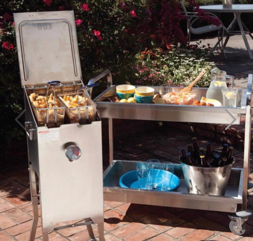 Bayou Classic 57000 BTU Stainless Steel Deep Fryer 4 gal
