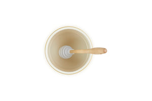 Le Creuset Signature Honey Pot and Honey Dipper Set, 14 oz., Nectar