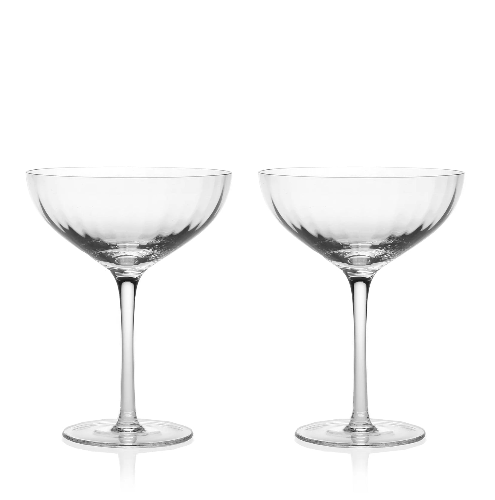 Corinne Champagne Coupes, Set of 2
