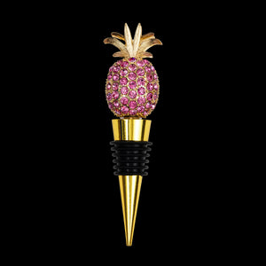 Pineapple Wine Stopper in Rose