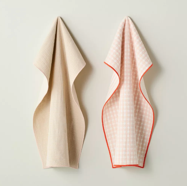 2ct Textured Kitchen Towels - Hearth & Hand™ with Magnolia