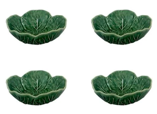 BORDALLO PINHEIRO CABBAGE BOWL 12 OZ, SET OF 4