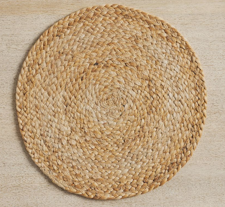 Colton Jute Round Placemats (Set of 4)