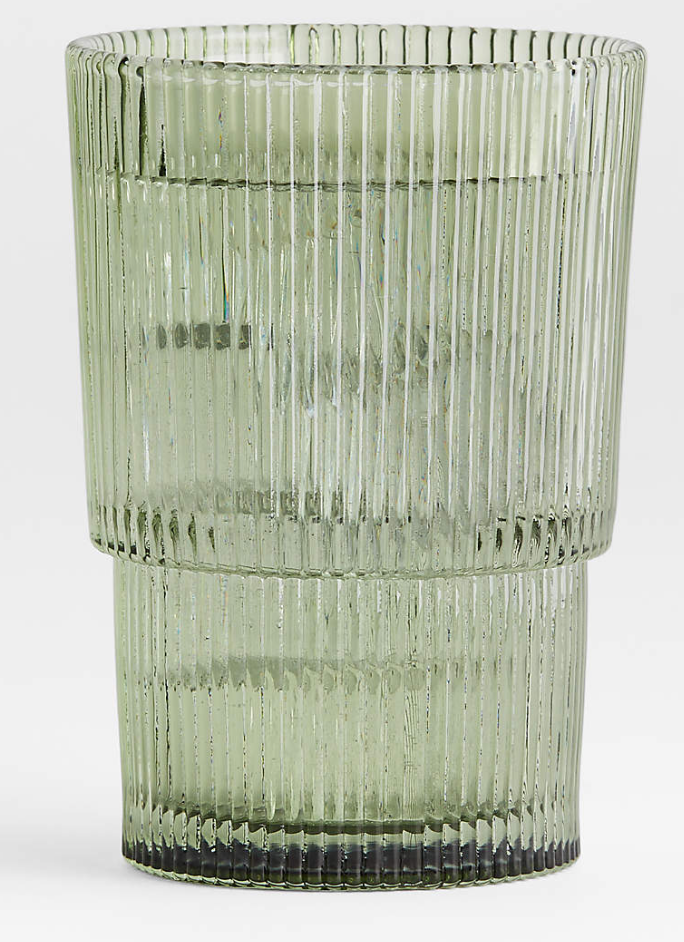 Atwell 16-Oz. Stackable Highball Glass (Moss Green)