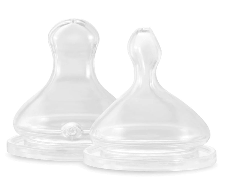 2-Pack Physiological Nipples/ Slow Flow - Size Small