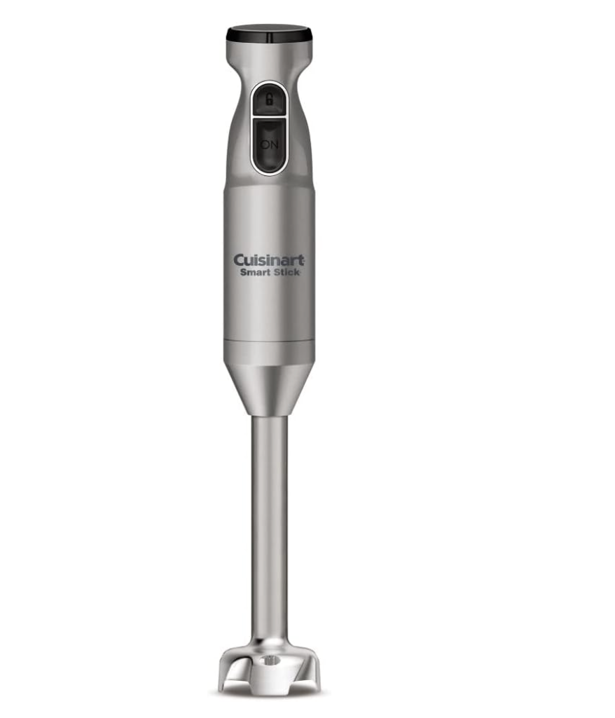 Cuisinart Hand Blender, Smart Stick 2-Speed Hand Blender- Powerful & Easy to Use Stick Immersion Blender-for-Shakes, Smoothies, Puree, Baby Food, Soups & Sauces, Silver, CSB-175SVP1