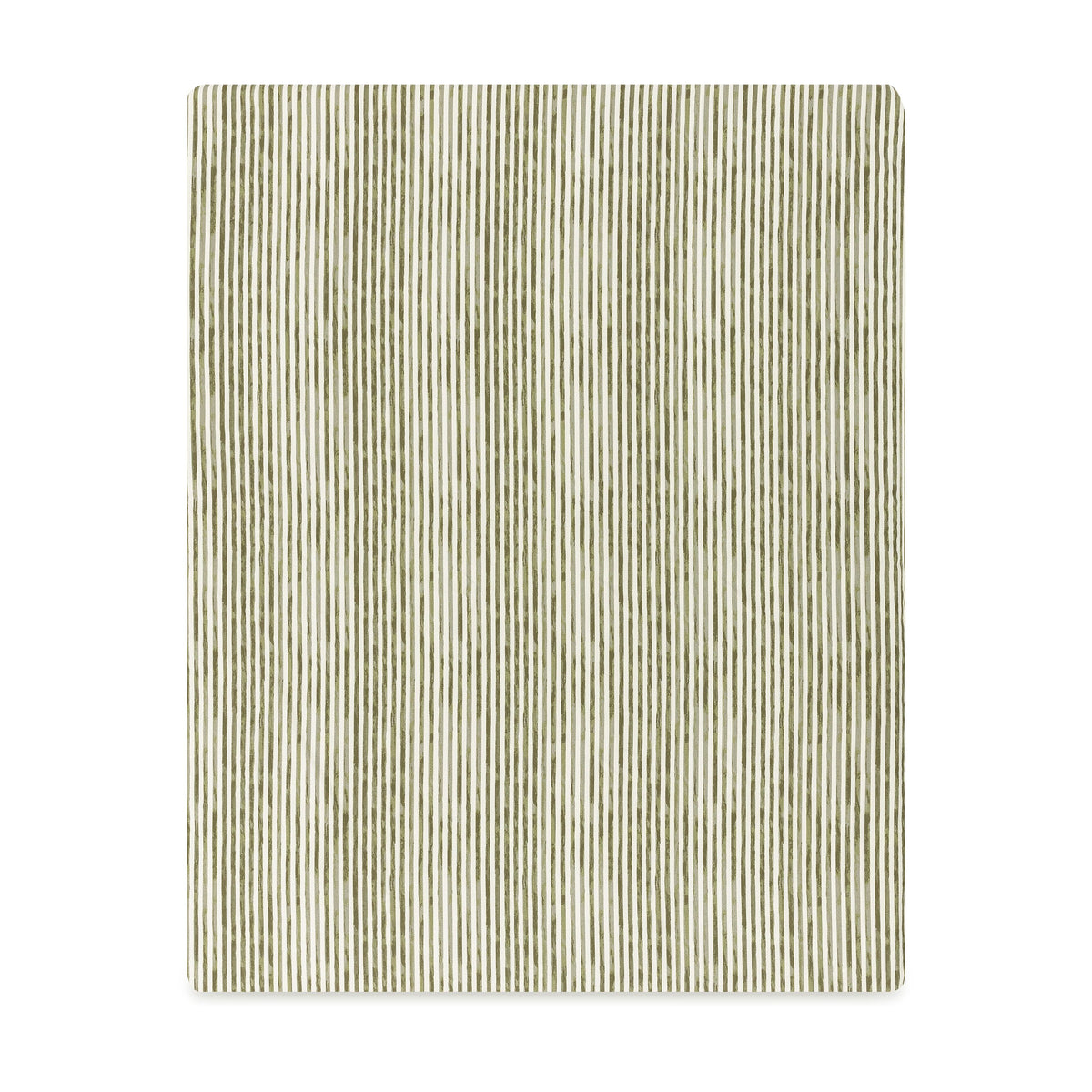 All-Stages® Midi Crib Sheet in GOTS Certified Organic Brushed Cotton by Nate Berkus in Juniper Stripe