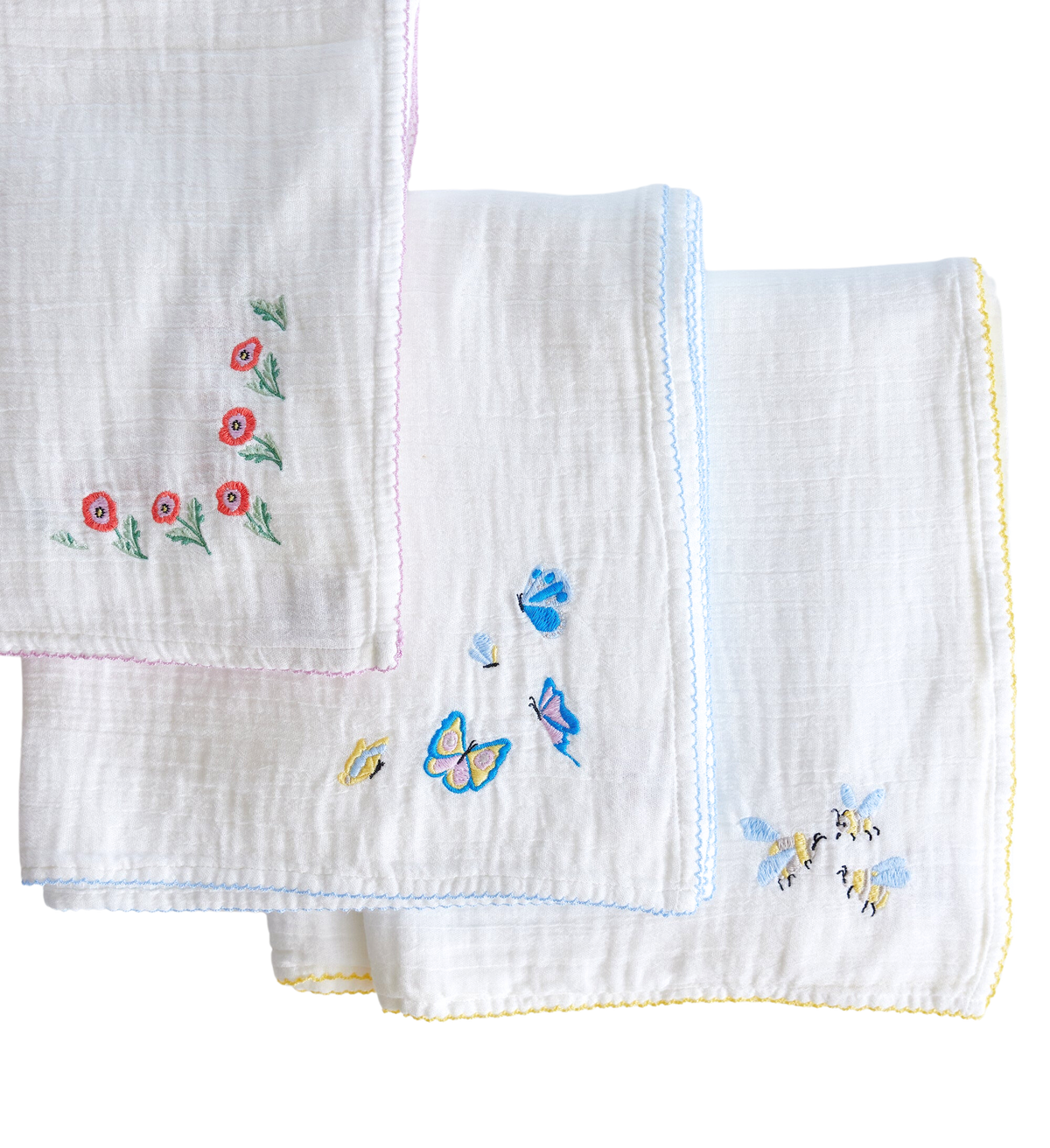 Embroidered Shawl Blanket Set