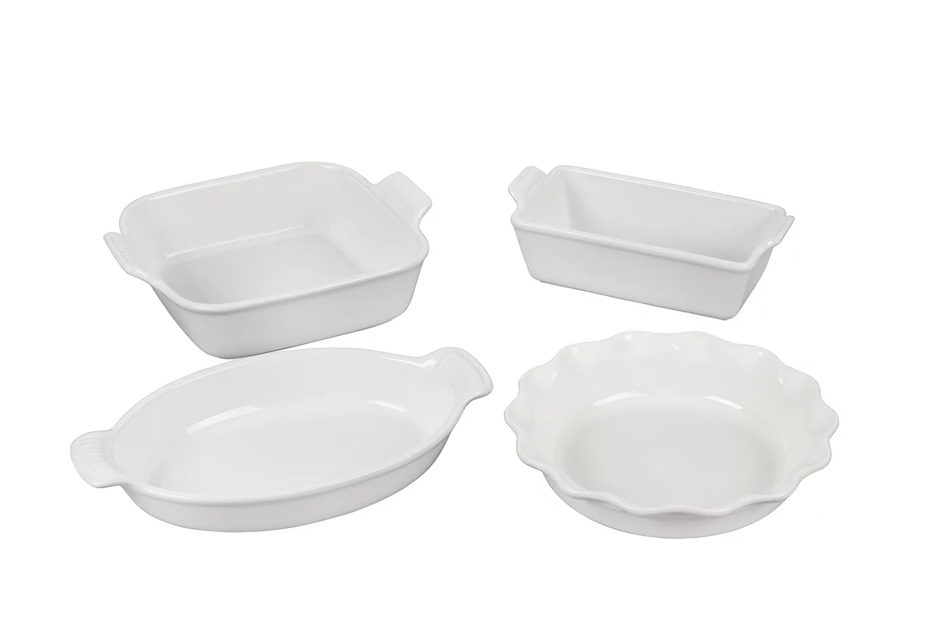 4 Pc Stoneware Baking Set