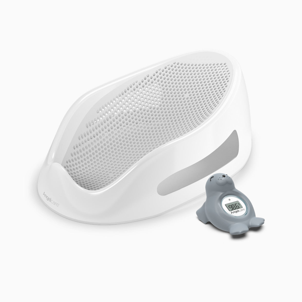 Bath Support + Thermometer Bundle Set (Grey)