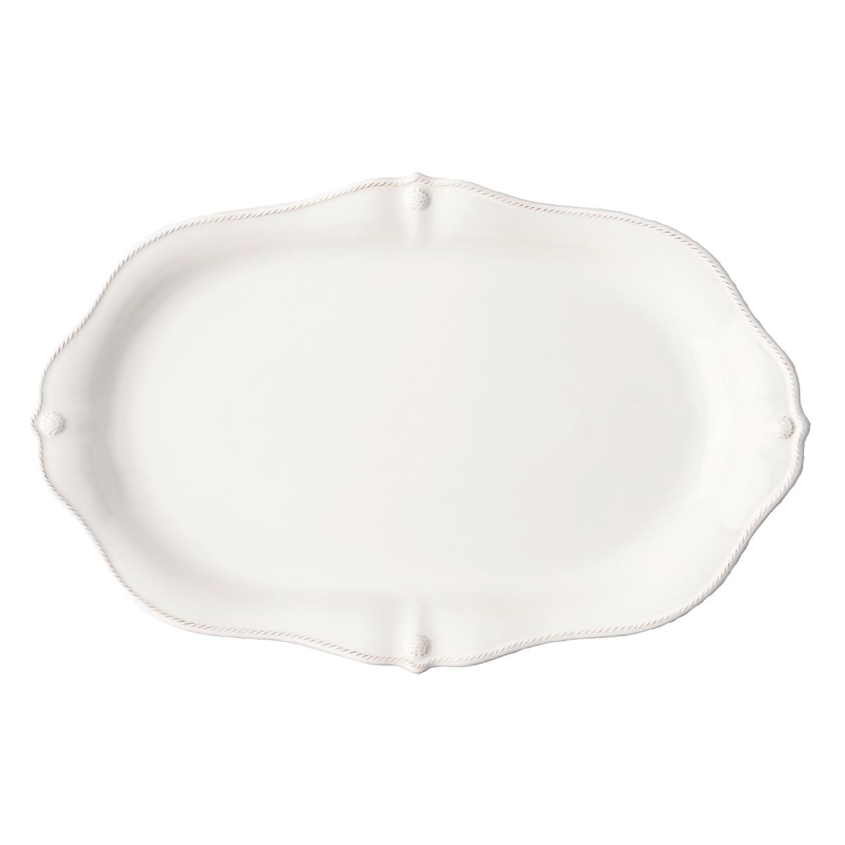 Berry & Thread 20" Platter - Whitewashg