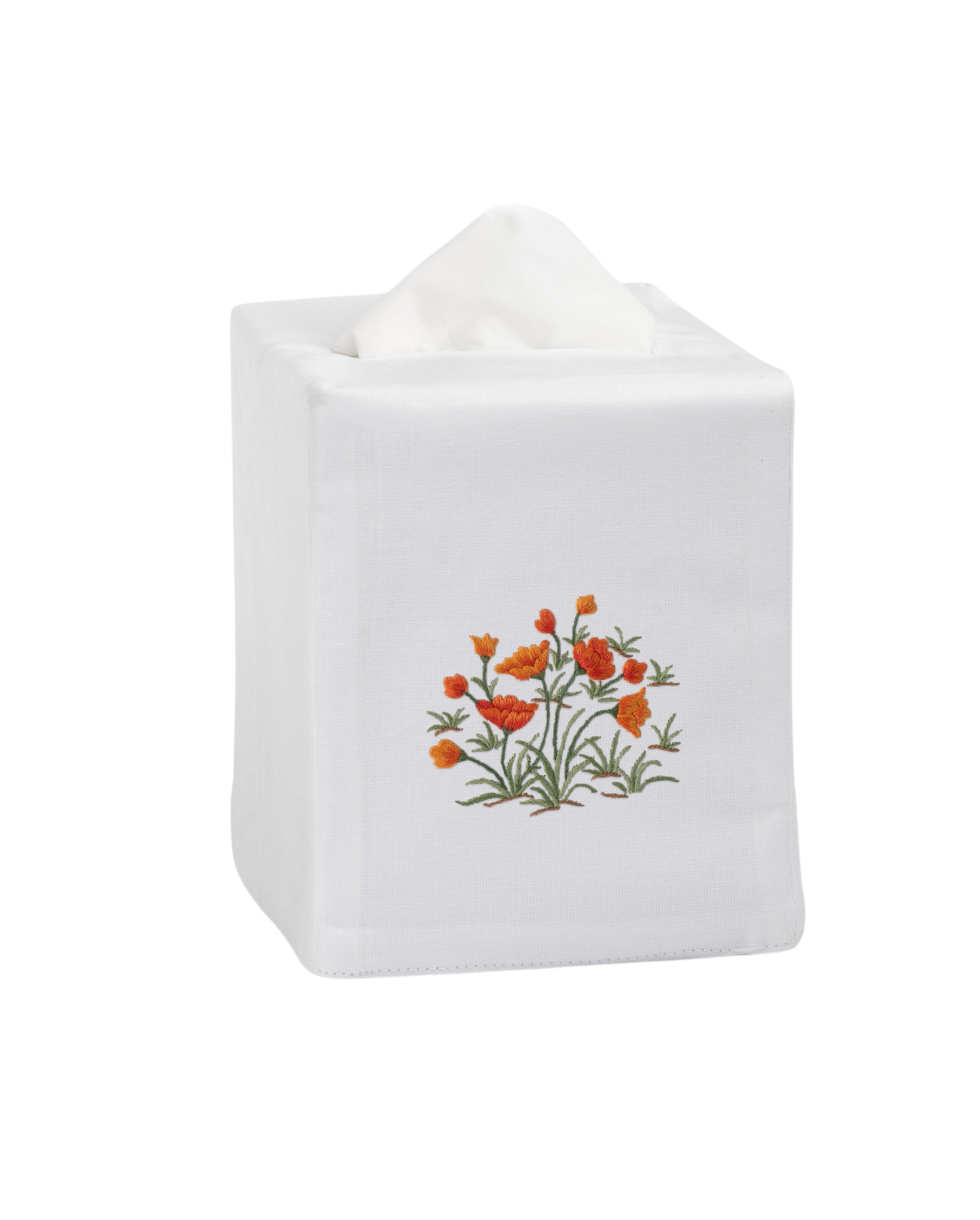 Henry Handwork Poppies Tissue Box Cover - Thumbnail 2