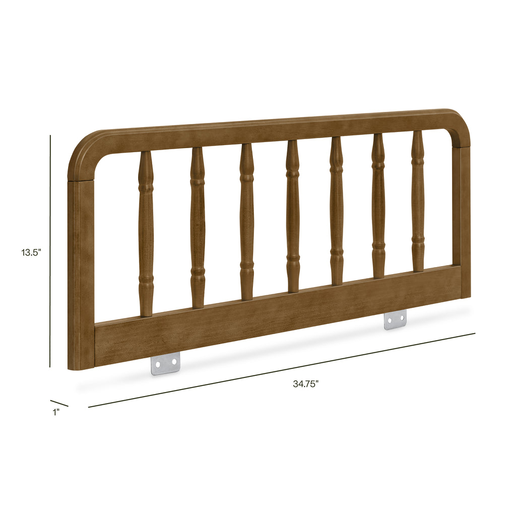 Liberty Spindle Twin/Full Bed Guardrail in Natural Walnut