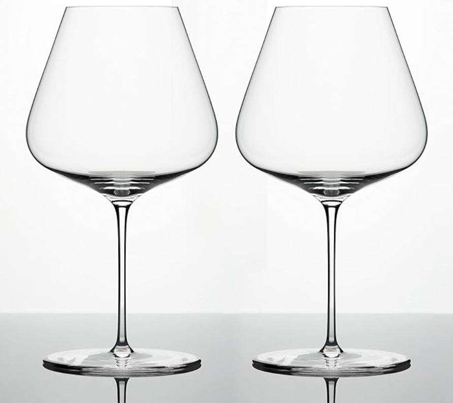 Denk'Art Burgundy Red Wine Glass Hand-Blown Crystal | Set of 2
