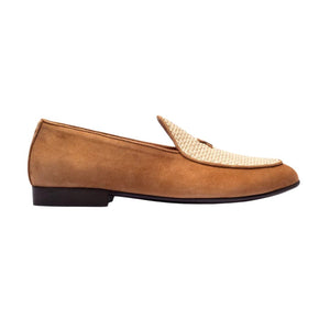 Women's Cognac Raffia Milano Loafer