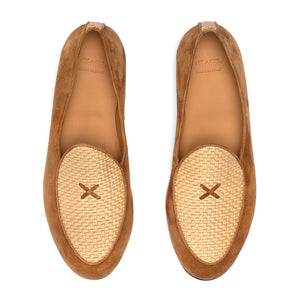 Women's Cognac Raffia Milano Loafer