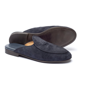 Navy Suede Milano Mule