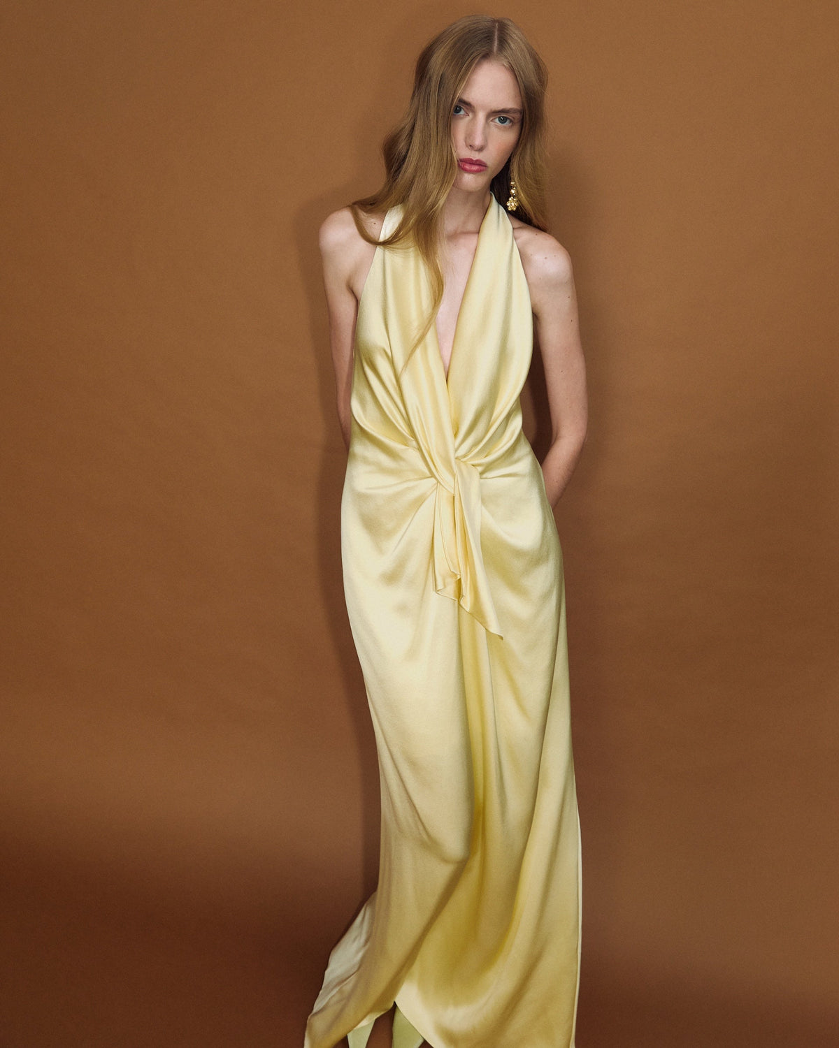 Ava Gown in Light Lemon