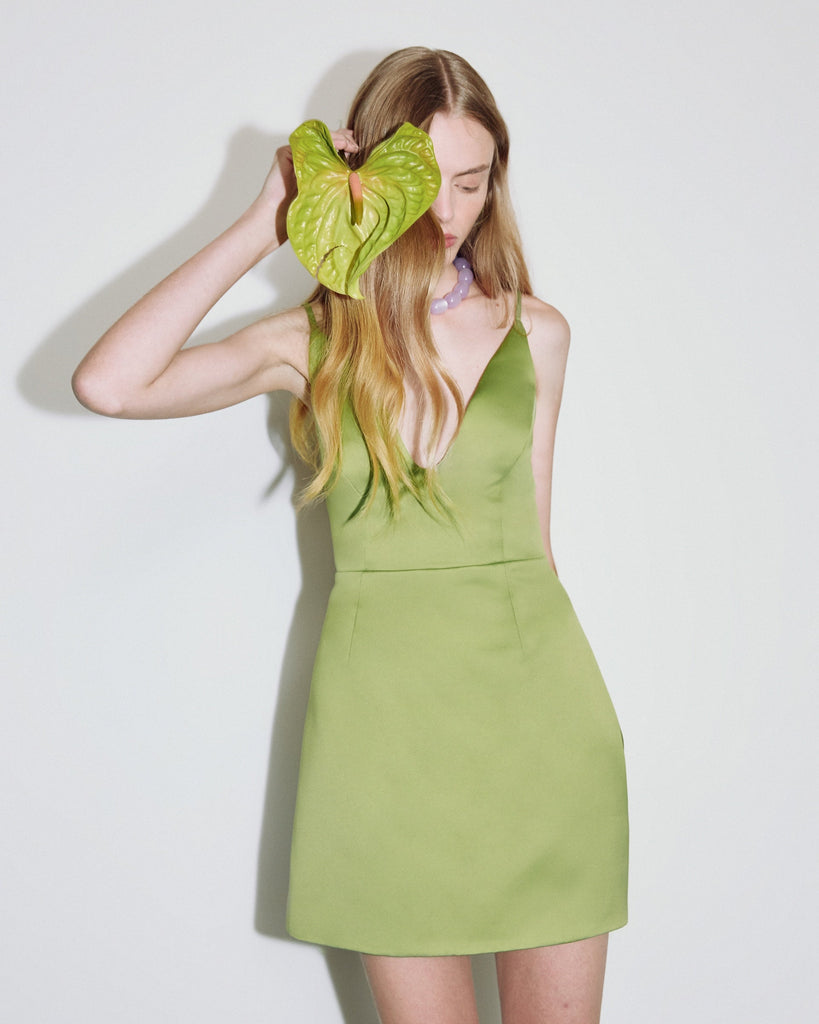 Seraphina Dress in Green Grass