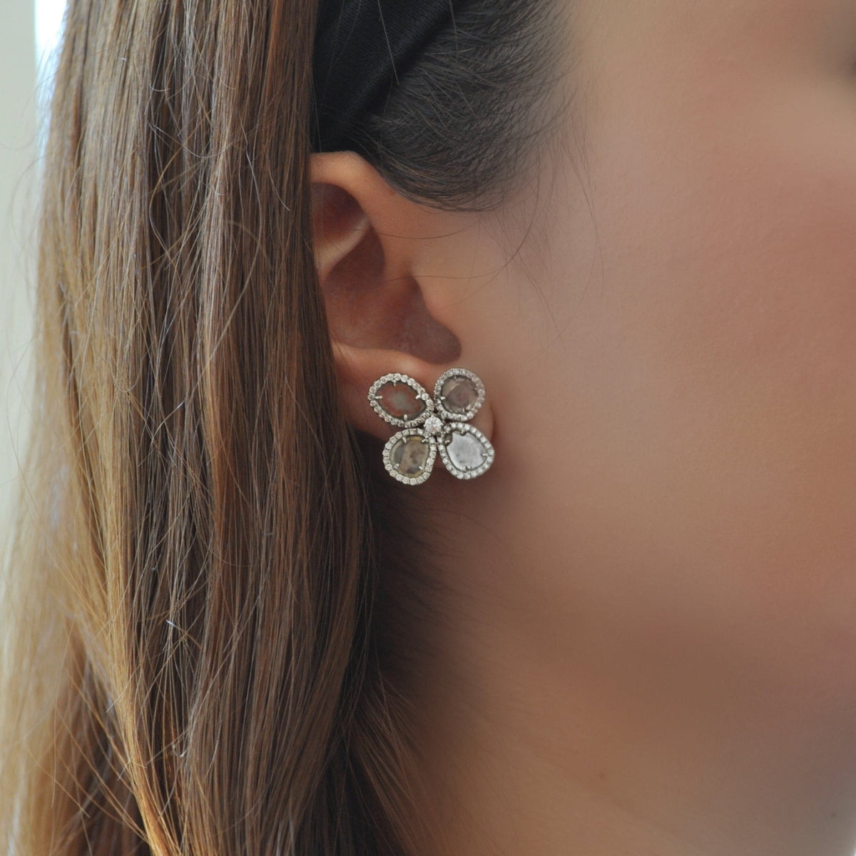 Desert Blooms Sonora Mini Studs - Jewelry - RUCHI New York