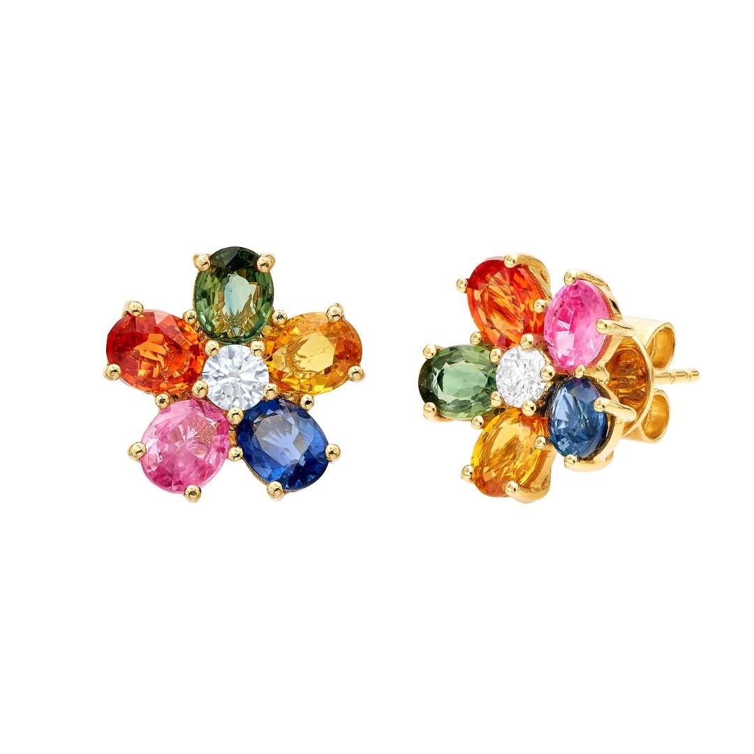 Desert Blooms Wildflower Mini Studs - Jewelry - RUCHI New York
