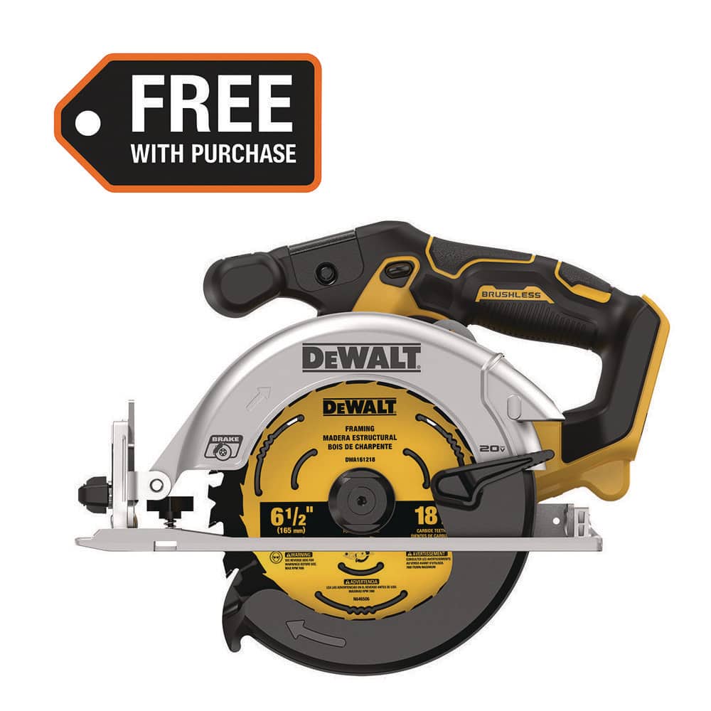 20V MAX Cordless Brushless 6-1/2 in. Sidewinder Style Circular Saw (Tool Only)