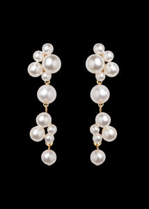 Pernilla Earrings in Pearl