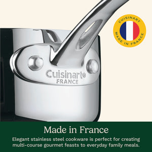 French Classic Tri-Ply Stainless Cookware 10-Piece Set in Stainless Steel
