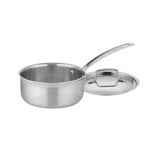 1.5 Quart Saucepan with Cover in Stainless Steel