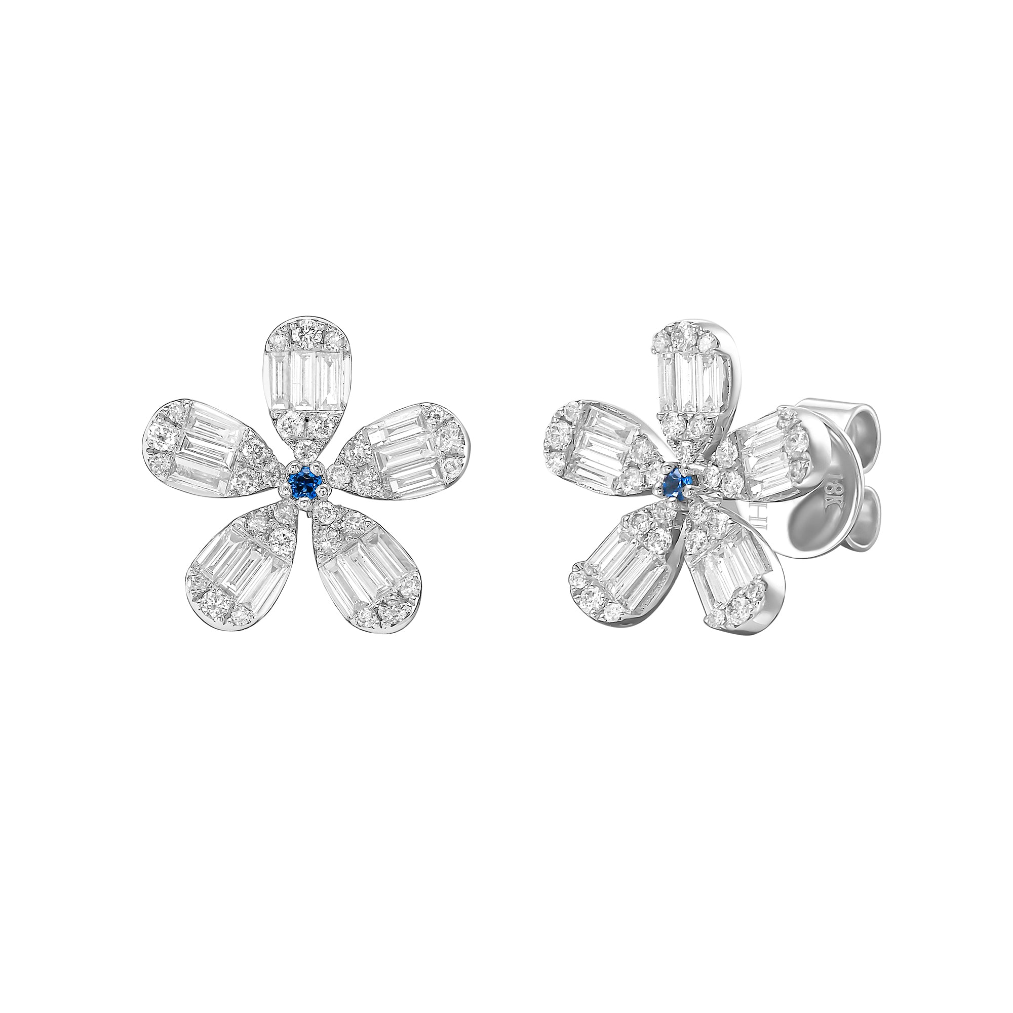 Diamond Daydream Petal Studs - Jewelry - RUCHI New York