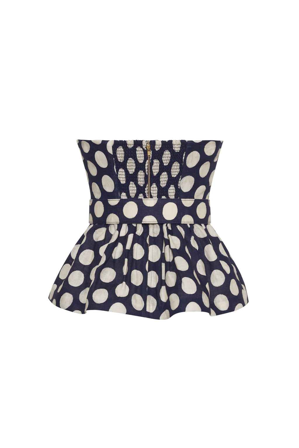 Tilda Top in Celeste Dot Navy