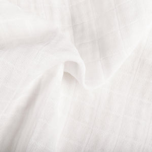 All-Stages Bassinet Sheet in GOTS Certified Organic Muslin Cotton in White