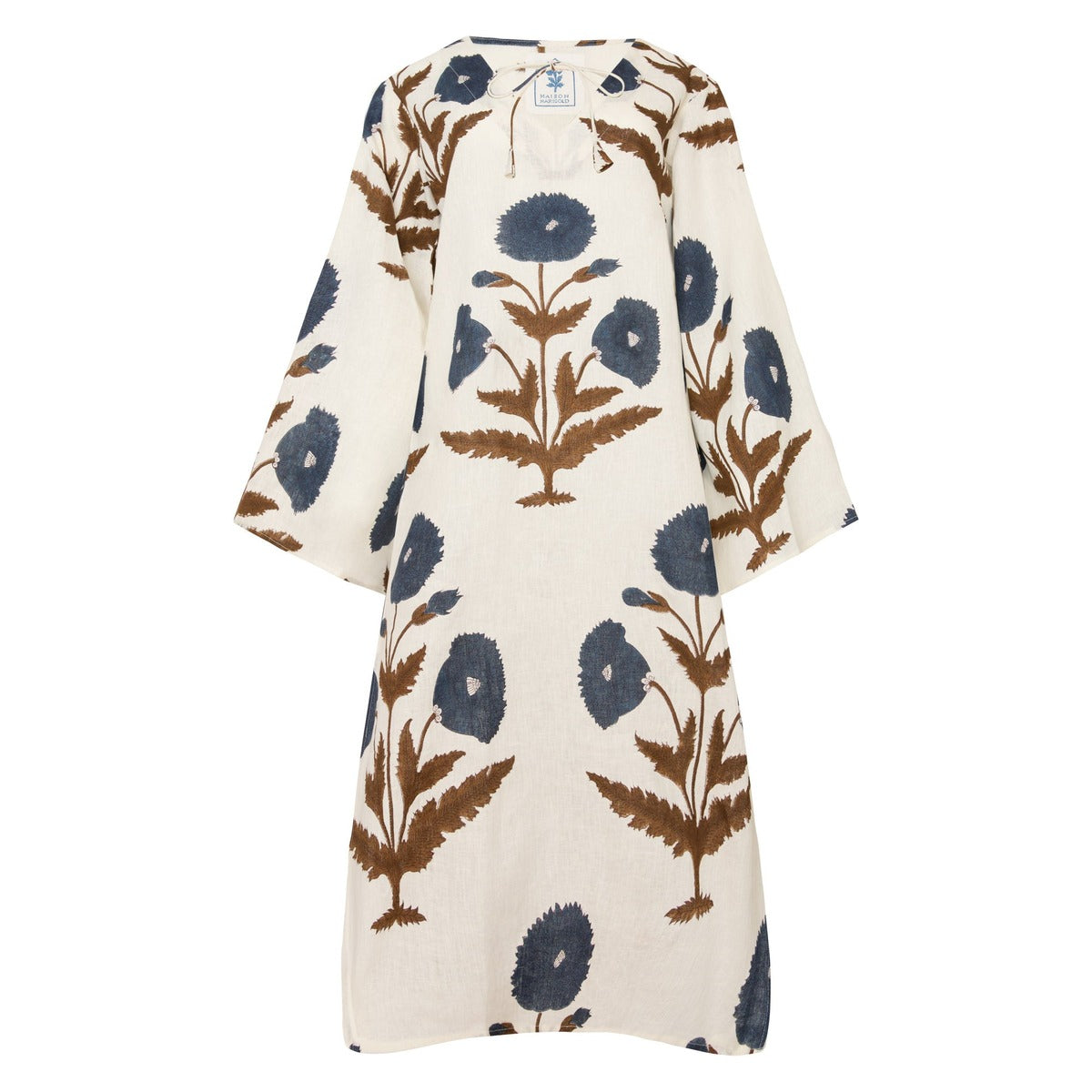 doha-caftan-in-khaki-navy-flower