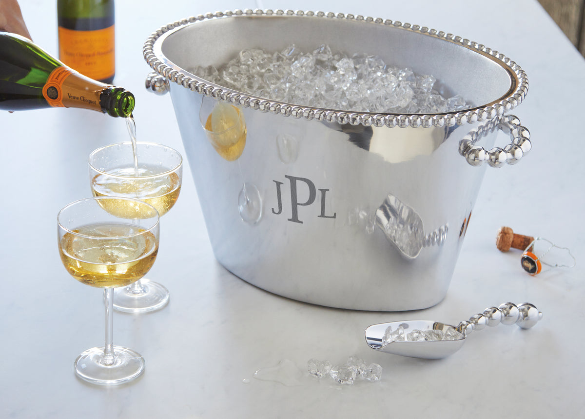 Pearled Double Ice Bucket