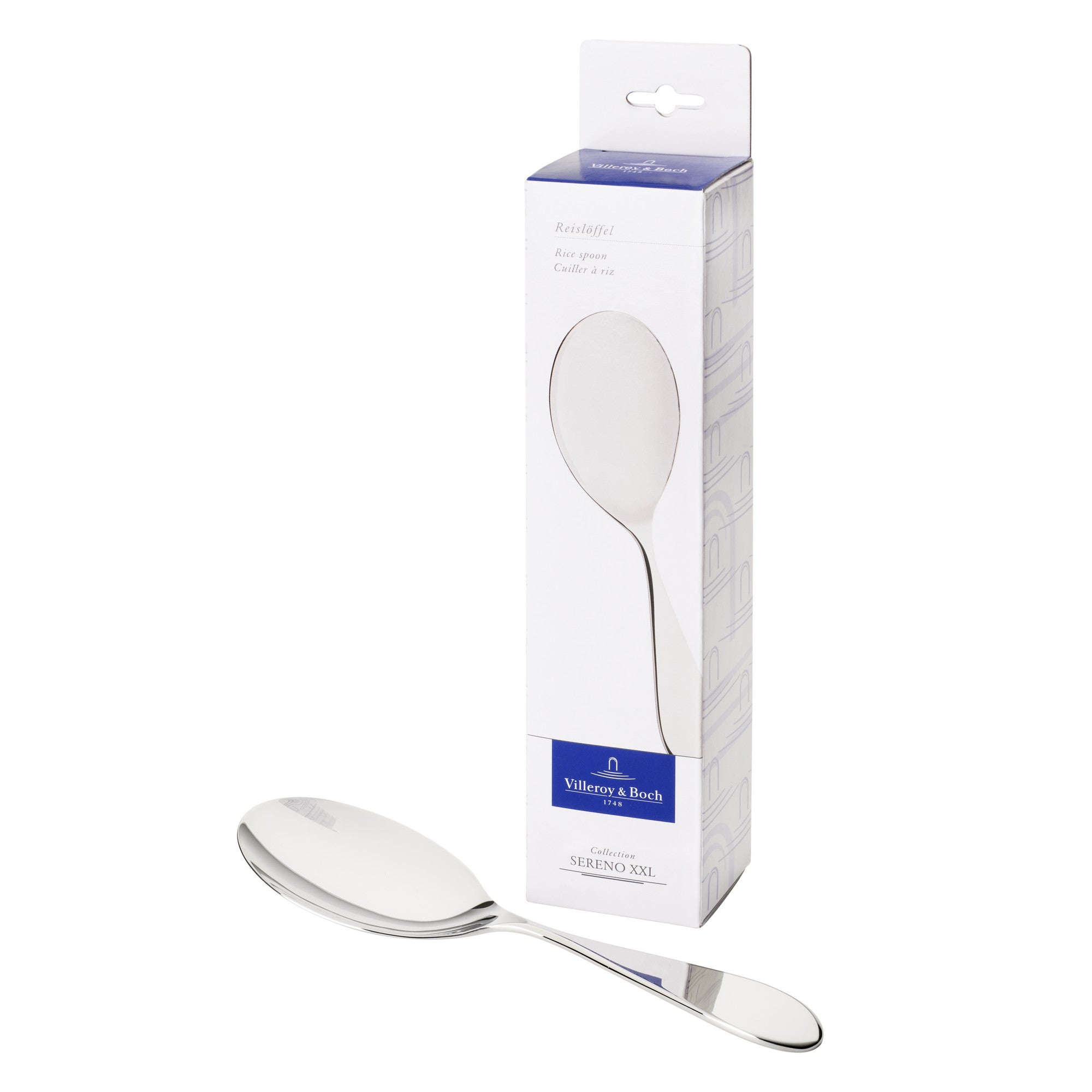 Sereno XXL Rice Spoon Gift Boxed in Silver