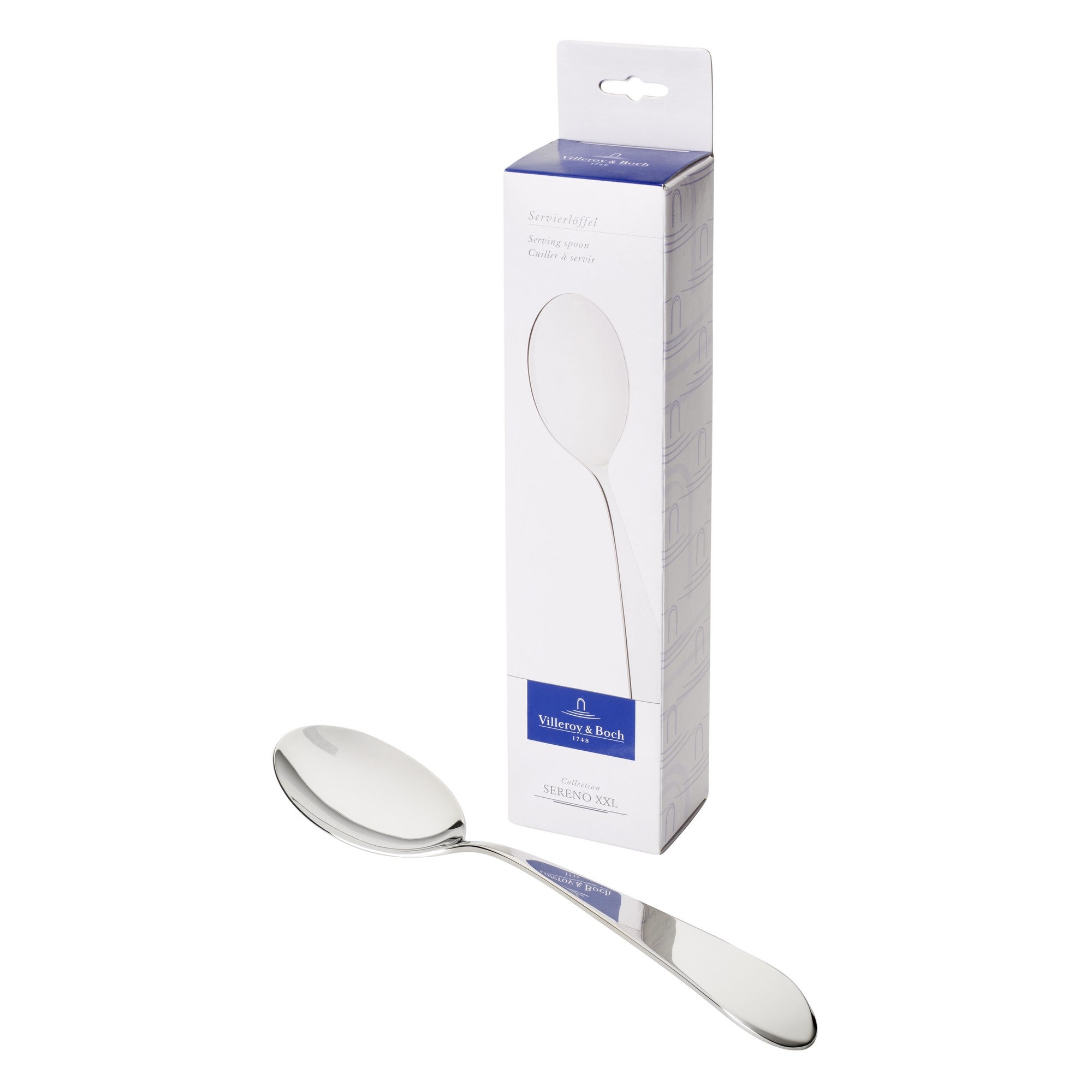 Sereno XXL Serving Spoon Gift Boxed in Silver