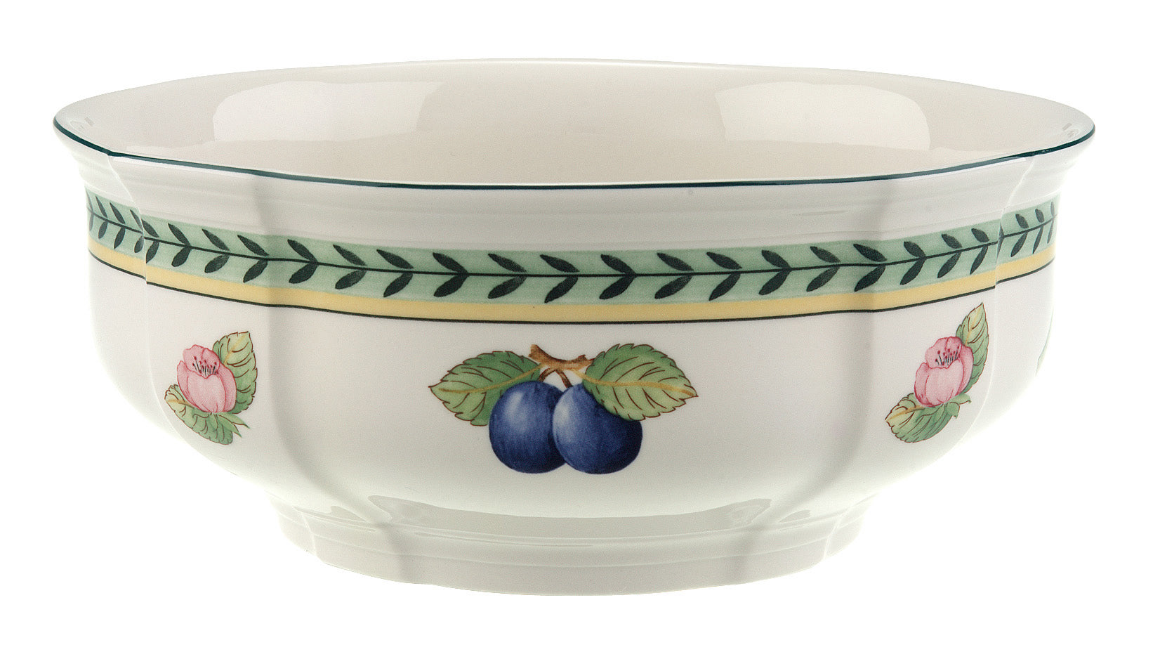 French Garden Fleurence Round Vegetable Bowl in Multi