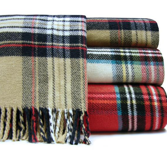 Classic Tartan Plaid Throw Blanket
