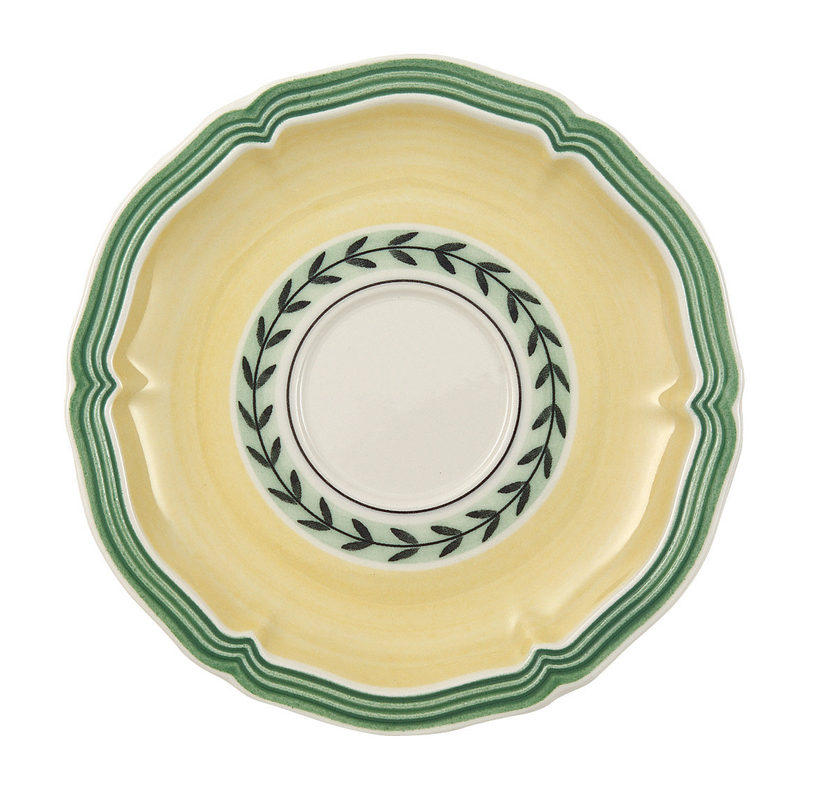 French Garden Fleurence Espresso Saucer in Multi