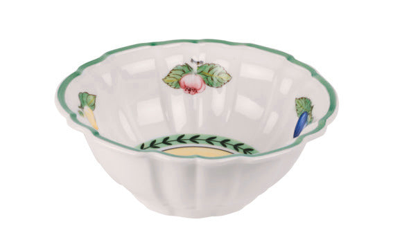 French Garden Fleurence Rice Bowl Fluted in Multi