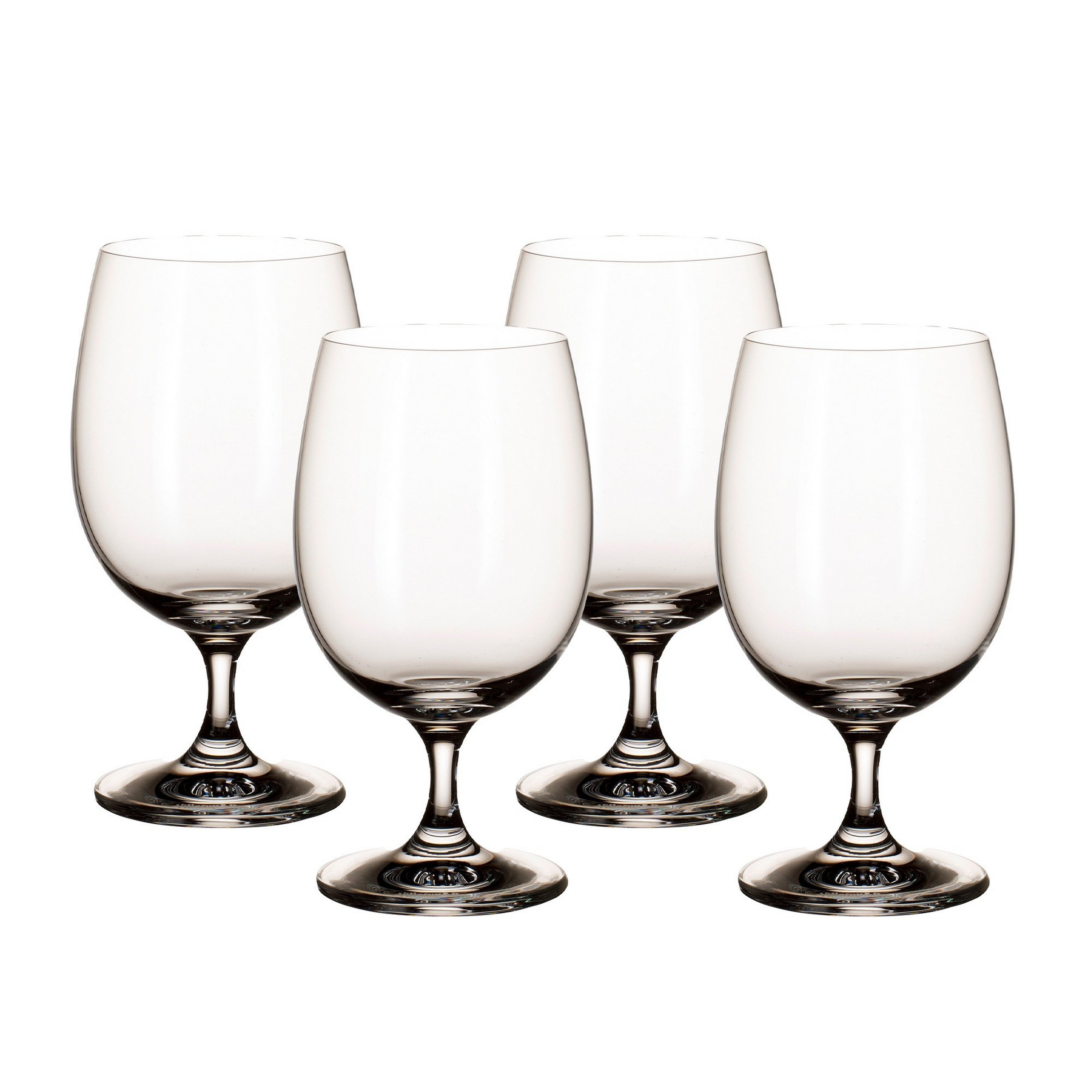 La Divina Water Goblet in Clear, Set of 4