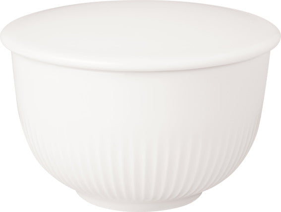 Afina Covered Sugar Bowl in White