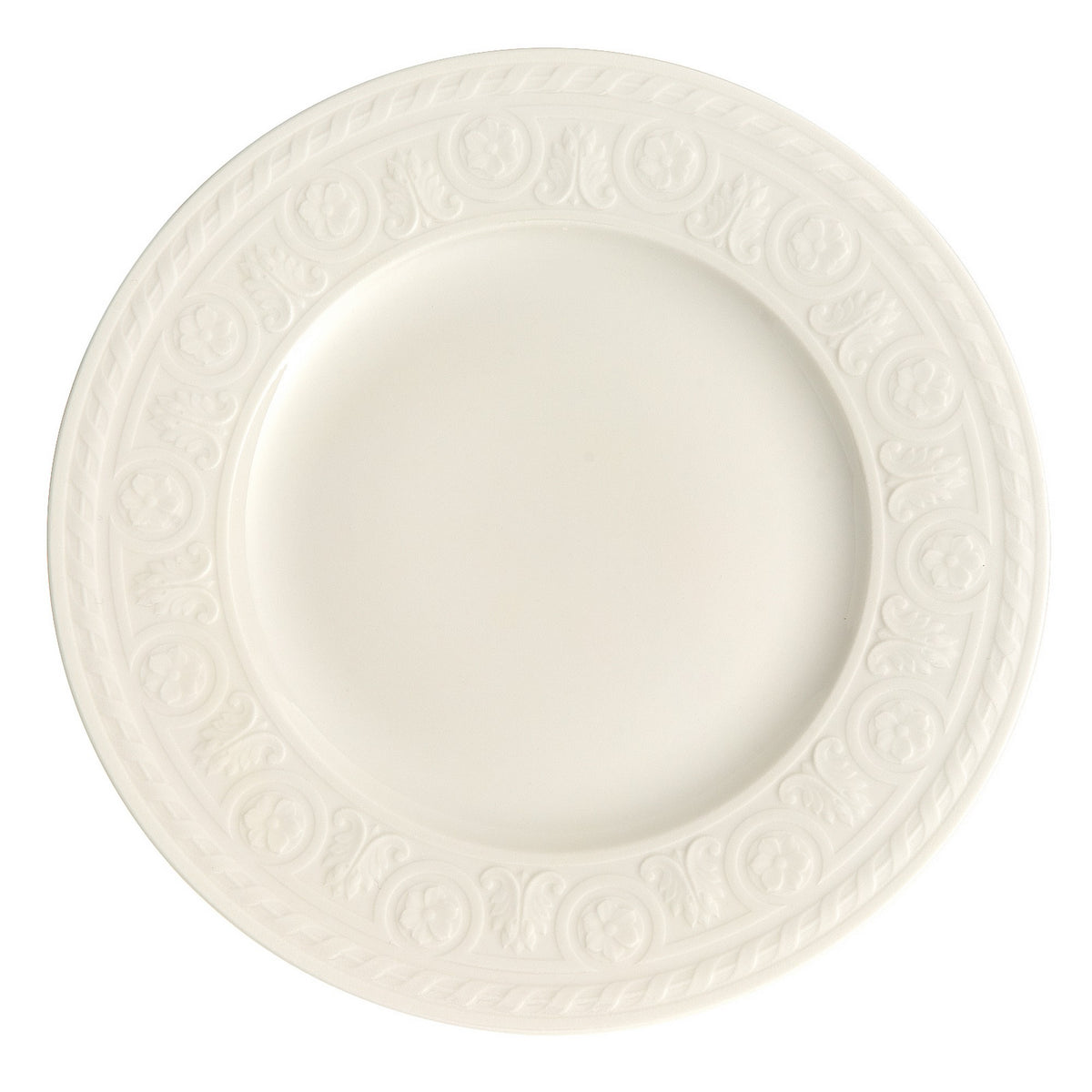 Cellini Salad Plate in White