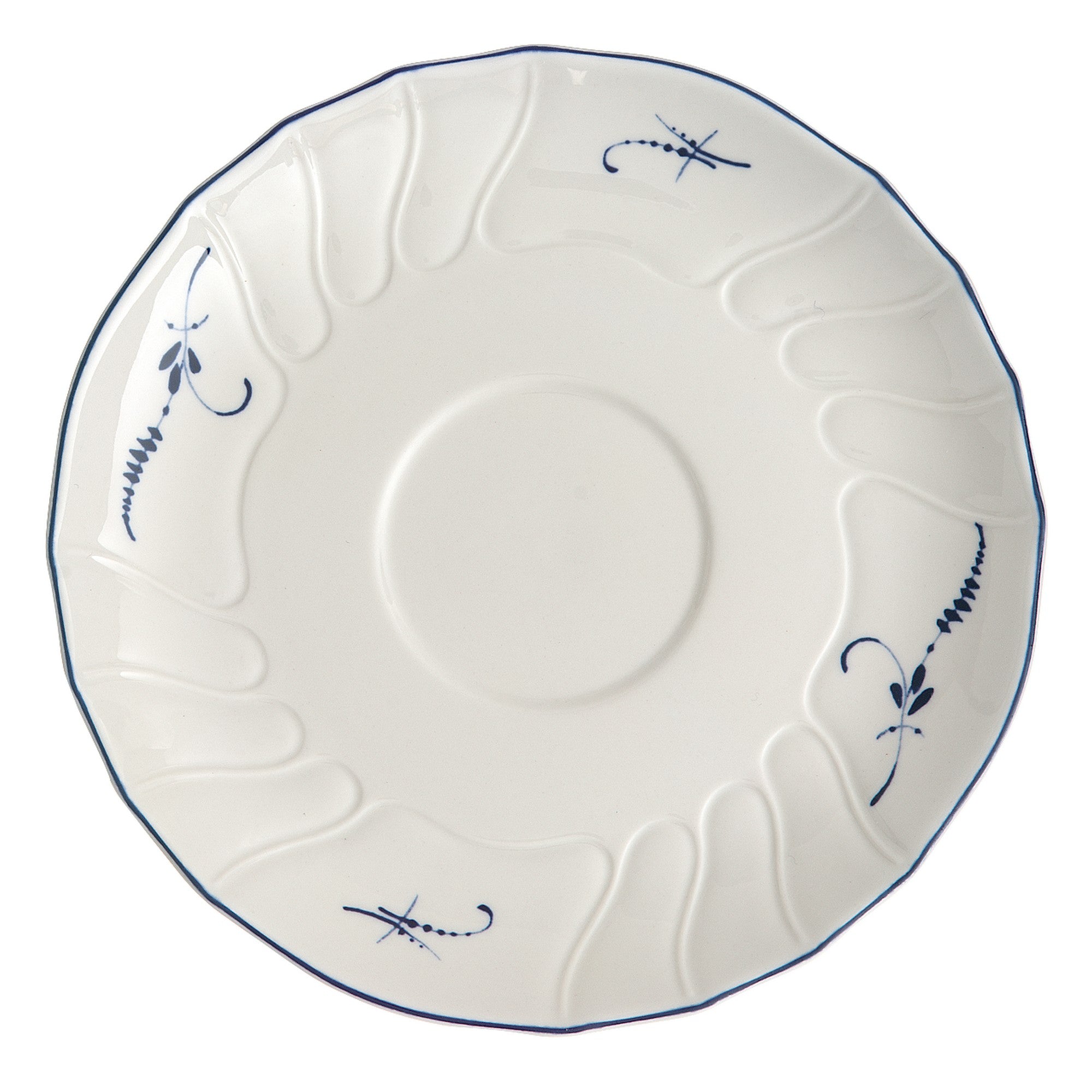 Vieux Luxembourg Tea Saucer in Multi