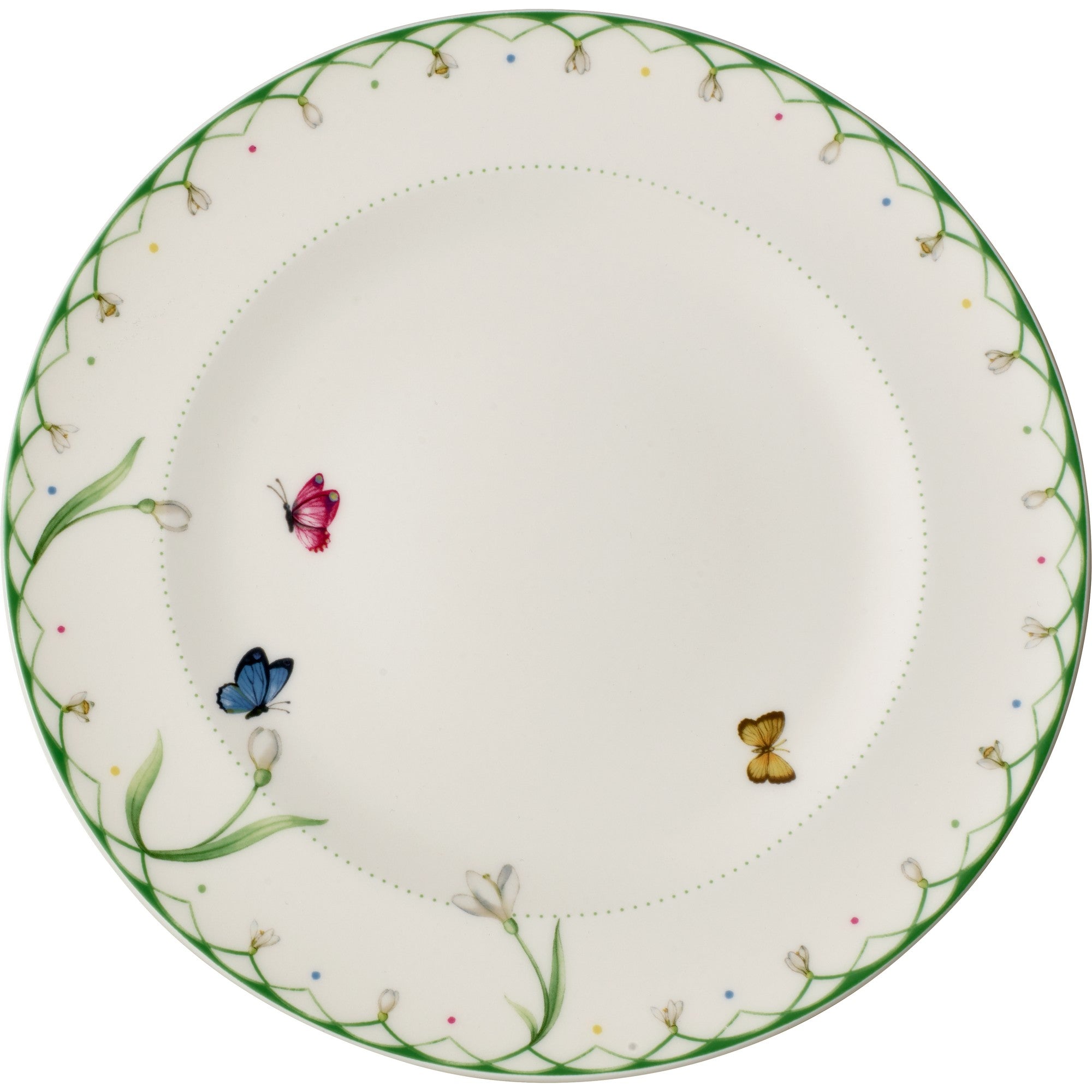 Colourful Spring Dinner Plate in Multi