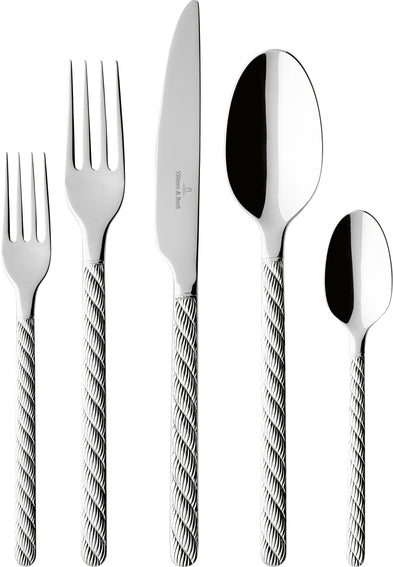 Montauk 20-Piece Flatware Set in Silver